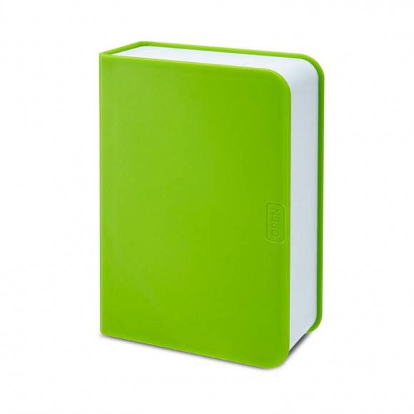 BLACK+BLUM Lunch Box w kształcie książki zielony 400 ml / Btrzy