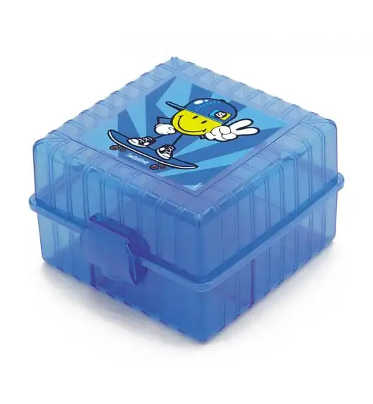 ZAK! DESIGNS Smiley Kid Lunch Box dla chłopczyka, niebieski /Btrzy