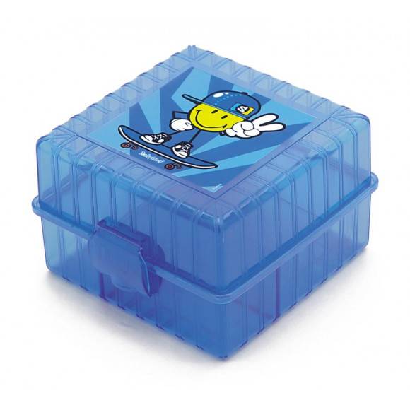 ZAK! DESIGNS Smiley Kid Lunch Box dla chłopczyka, niebieski /Btrzy