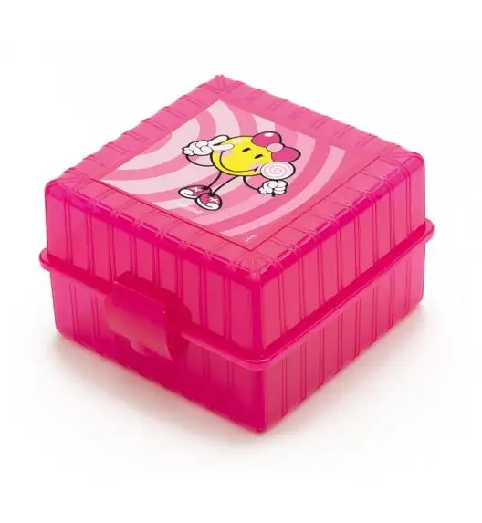 ZAK! DESIGNS Smiley Kid Lunch Box dla dziewczynki, różowy / Btrzy