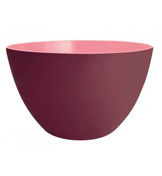 ZAK! DESIGNS Dwukolorowa miska kasztanowo-różowa, 22 cm / Btrzy