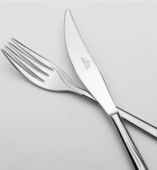 Gerlach Flames Sztućce Komplet 98 el (pudełko 68+dodatki) / 18 osób / połysk 