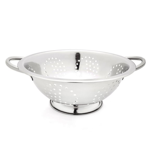 TADAR Cedzak / durszlak głęboki z uchwytami na nóżce 24 cm