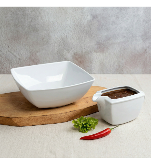 LUBIANA VICTORIA Komplet Salaterka 23 cm + sosjerka 400 ml / 2 el / porcelana