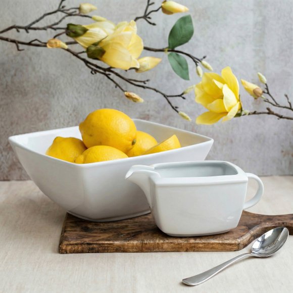 LUBIANA VICTORIA Komplet Salaterka 23 cm + sosjerka 400 ml / 2 el / porcelana