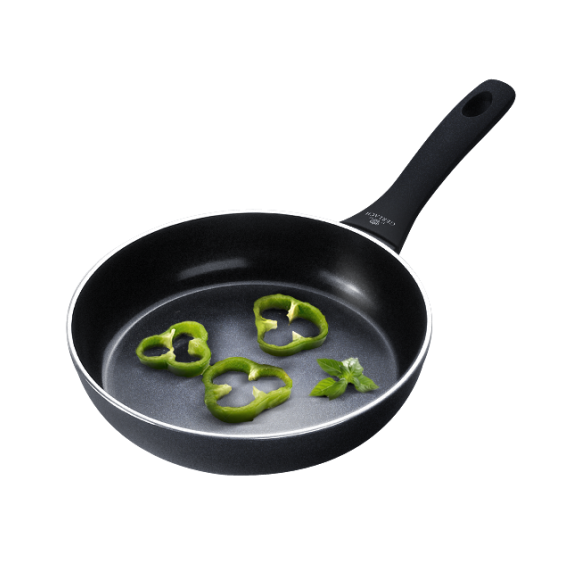 GERLACH CONTRAST PROCOAT Patelnia 20 cm z powłoką ceramiczną XERA DUR non-stick + pokrywka uniwersalna
