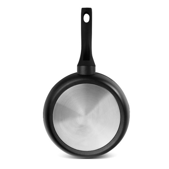 GERLACH CONTRAST PROCOAT Patelnia głęboka 24 cm z powłoką ceramiczną XERA DUR non-stick  + pokrywka uniwersalna