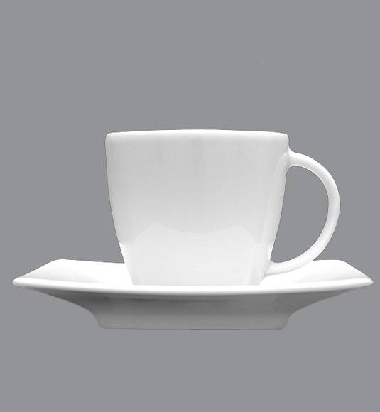 LUBIANA VICTORIA 12 x Filiżanka do espresso 90 ml + spodki / 24 el / porcelana