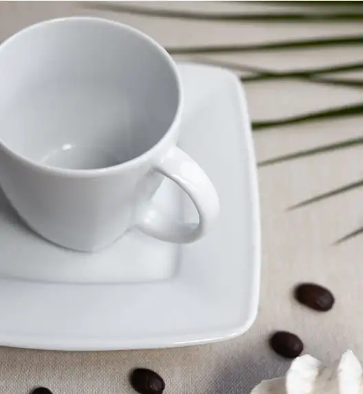 LUBIANA VICTORIA 12 x Filiżanka do espresso 90 ml + spodki / 24 el / porcelana