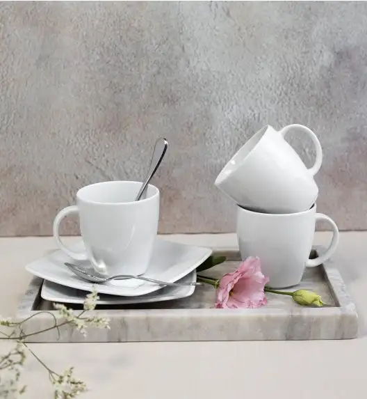 LUBIANA VICTORIA 12 x Filiżanka 200 ml + spodki / 24 el / porcelana