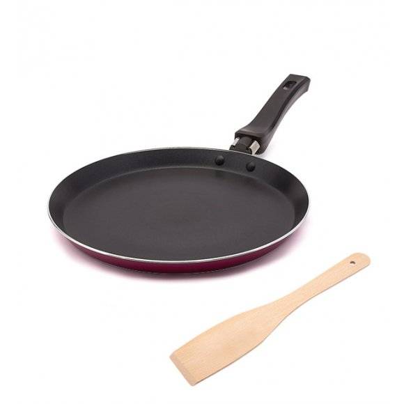 TADAR AMARANTINA Aluminiowa patelnia do naleśników 24 cm / powłoka non - stick + łopatka GRATIS!