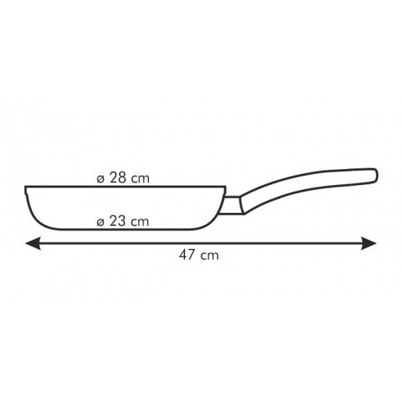 WYPRZEDAŻ! Patelnia z powłoką antyadhezyjną Tescoma i-Premium, średnica 28 cm.