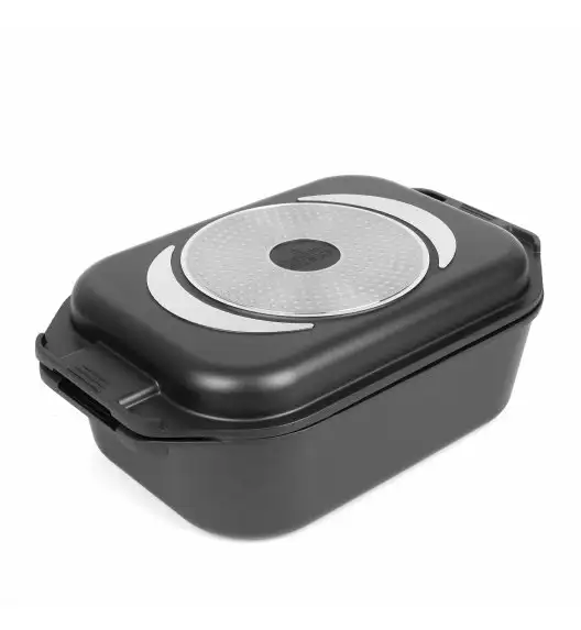 STARKE PRO HECTOR Brytfanna 7,5 l z aromatyzerem z pokrywą grillową 2,8 l / aluminium