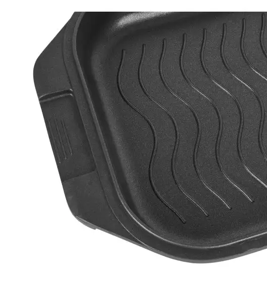 STARKE PRO HECTOR Brytfanna 7,5 l z aromatyzerem z pokrywą grillową 2,8 l / aluminium