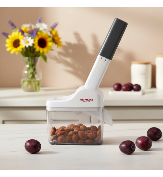 WESTMARK STEINFIX Drylownica do śliwek z pojemnikiem