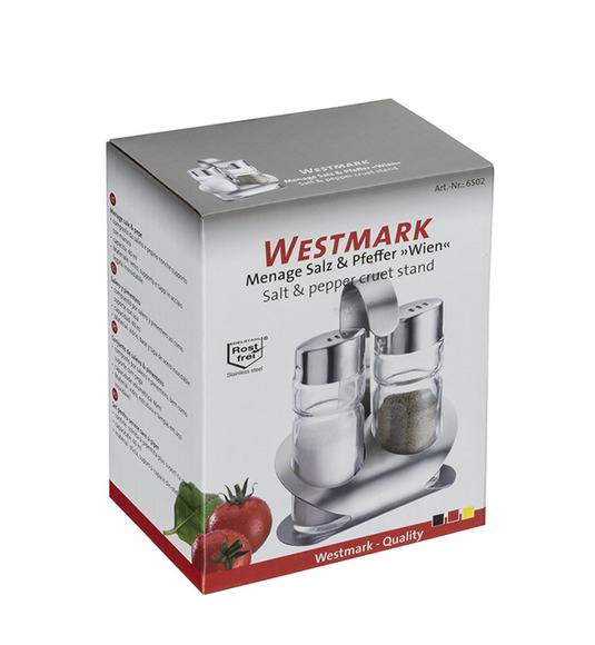 WESTMARK Zestaw 2 przyprawników na sól i pieprz WIEN / 2x40 ml