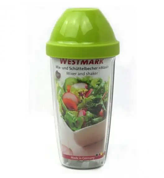 WESTMARK MAXI Shaker do sosów z wkładką mieszającą 500 ml / zielony