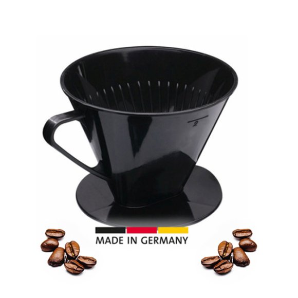 WESTMARK Plastikowy filtr do kawy z rączką / rozmiar 2 / czarny