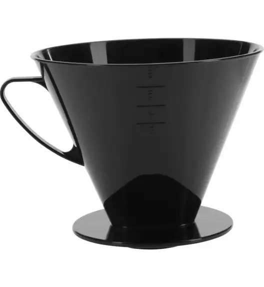 WESTMARK Plastikowy filtr do kawy z rączką / rozmiar 6 / czarny