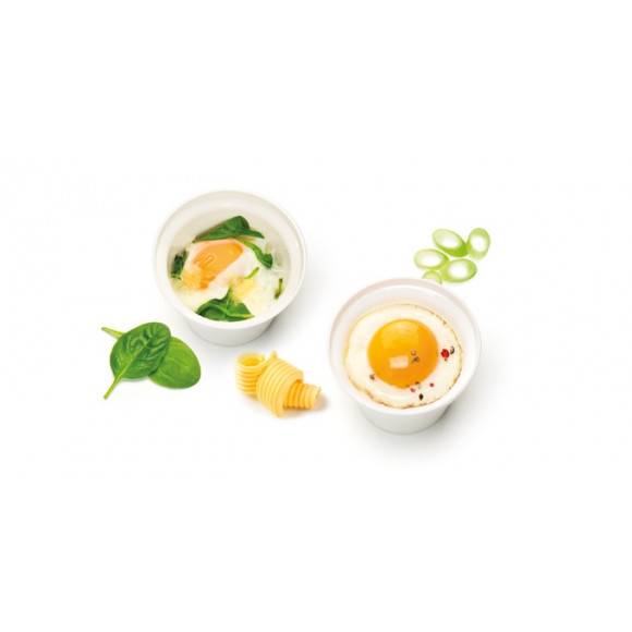 TESCOMA PURITY MicroWave Miski do przygotowywania jaj i deserów w kuchence mikrofalowej 2 szt. VIDEO