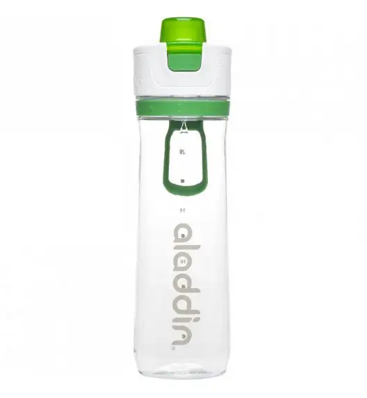 ALADDIN Butelka ze wskaźnikiem spożycia wody ACTIVE HYDRATION 0,8 l zielona / FreeForm