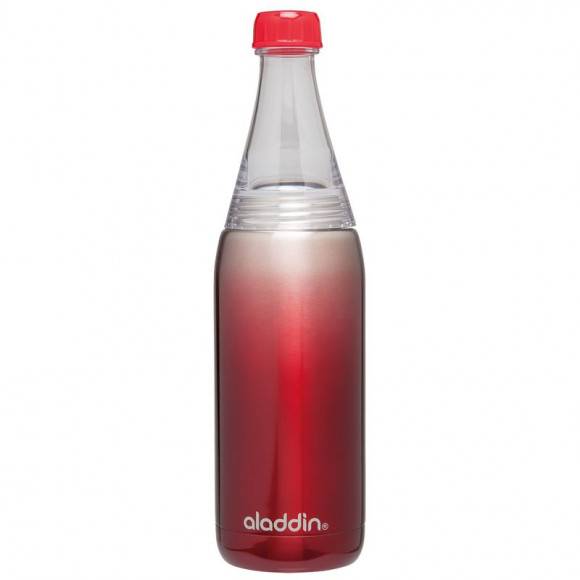 ALADDIN Butelka próżniowa stalowa na napoje FRESCO TWIST & GO 0,6 l czerwona / FreeForm