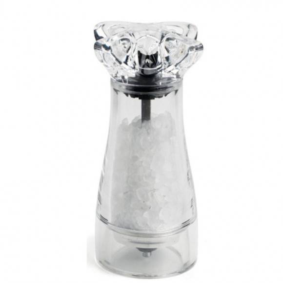 CHEF'N Akrylowy młynek do soli RELISH 10,5 cm / FreeForm