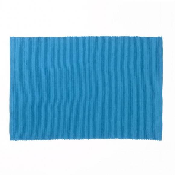 KELA Bawełniana podkładka na stół PUR 48 x 33 cm, niebieska / FreeForm