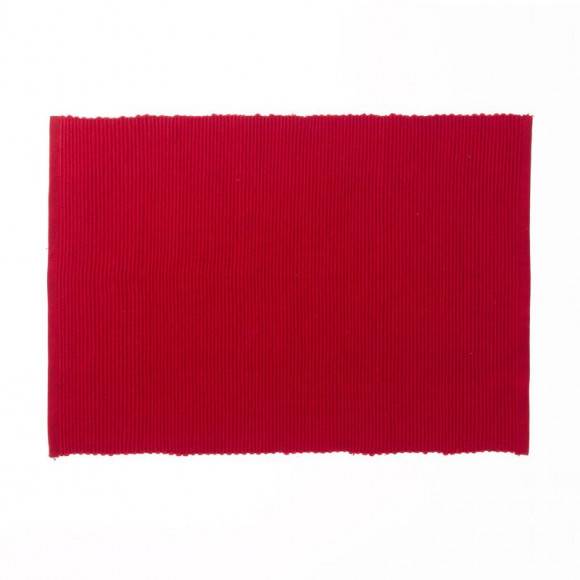 KELA Bawełniana podkładka na stół PUR 48 x 33 cm, czerwona / FreeForm