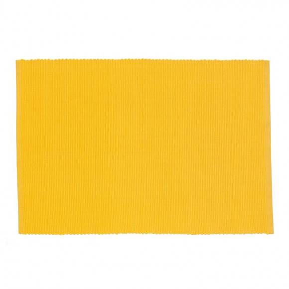 KELA Bawełniana podkładka na stół PUR 48 x 33 cm, żółta / FreeForm