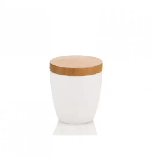 KELA NATURA Ceramiczny pojemnik na płatki kosmetyczne ⌀ 10 cm