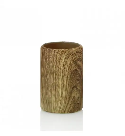 KELA Ceramiczny kubek łazienkowy KAMBIUM imitacja drewna / FreeForm