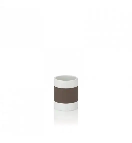KELA Ceramiczny kubek łazienkowy LALETTA szarobrązowy / FreeForm
