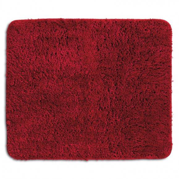 KELA LIVANA Mata łazienkowa czerwona 65 × 55 cm
