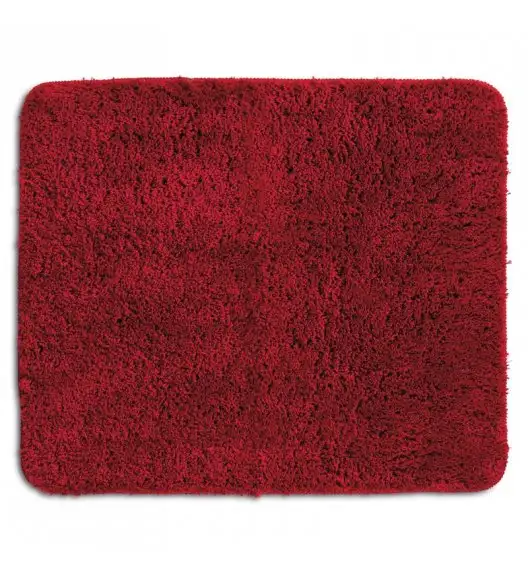 KELA LIVANA Mata łazienkowa czerwona 80 × 50 cm