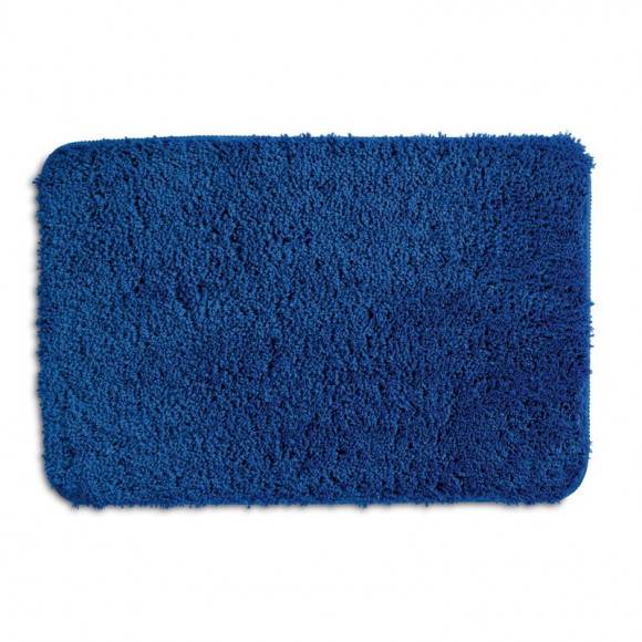 KELA LIVANA Mata łazienkowa niebieska 65 × 55 cm 