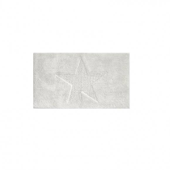 KELA Bawełniana mata łazienkowa LINDANO biała 65 × 55 cm / FreeForm