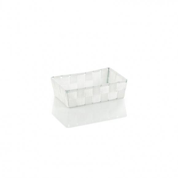 KELA Koszyk łazienkowy ALVARO biały 23 x 15 x 6 cm / FreeForm