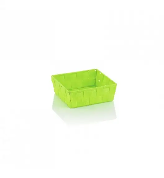 KELA Koszyk łazienkowy ALVARO zielony 19 x 19 x 6 cm / FreeForm