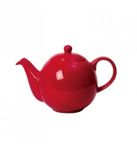 LONDON POTTERY Dzbanek do herbaty GLOBE 0,6 l czerwony / FreeForm