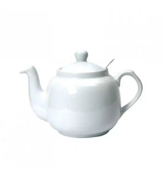 LONDON POTTERY Dzbanek do herbaty z filtrem FARMHOUSE FILTER 0,6 l biały / FreeForm