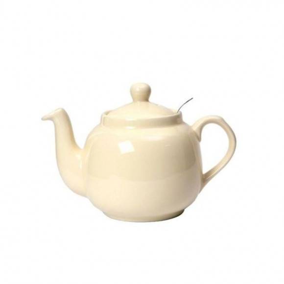 LONDON POTTERY Dzbanek do herbaty z filtrem FARMHOUSE FILTER 0,6 l kremowy / FreeForm