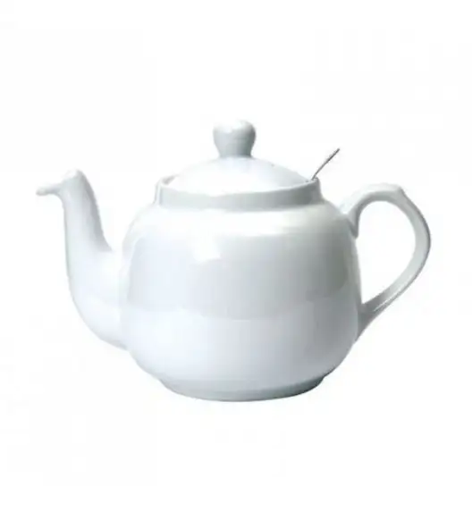 LONDON POTTERY Dzbanek do herbaty z filtrem FARMHOUSE FILTER 1,2 l biały / FreeForm