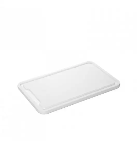 ZASSENHAUS Deska do krojenia z tworzywa sztucznego 36 × 23 × 1,5 cm, biała / FreeForm