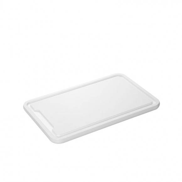 ZASSENHAUS Deska do krojenia z tworzywa sztucznego 36 × 23 × 1,5 cm, biała / FreeForm
