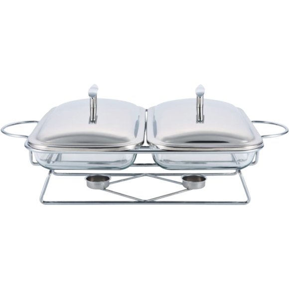 Naczynie do podgrzewania potraw podwójne Tadar Longa 2x1,5 l.