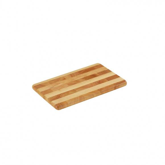 ZASSENHAUS Deska do krojenia typu end grain z drewna kauczukowego 33 × 21 cm 