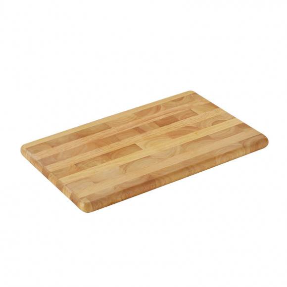 ZASSENHAUS Deska do krojenia typu end grain z drewna kauczukowego 45 × 30 cm 