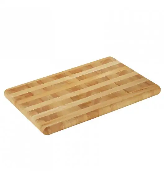 ZASSENHAUS Deska do krojenia typu end grain z drewna kauczukowego 51 × 35 cm