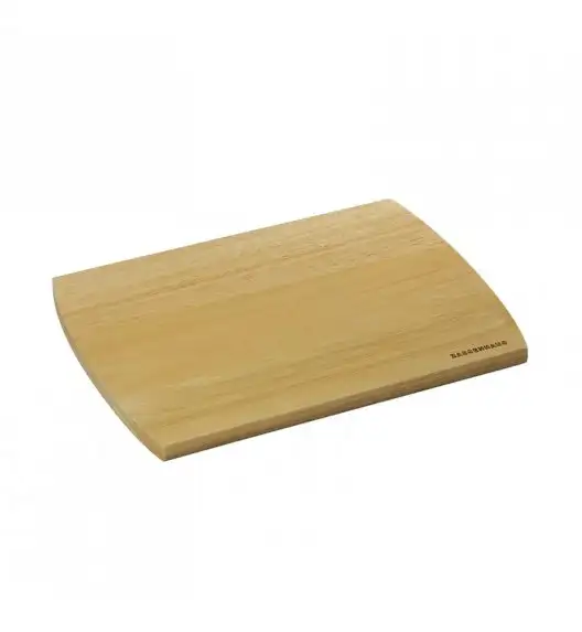 ZASSENHAUS Prostokątna deska do krojenia z drewna kauczukowego, 28 × 20 cm / FreeForm